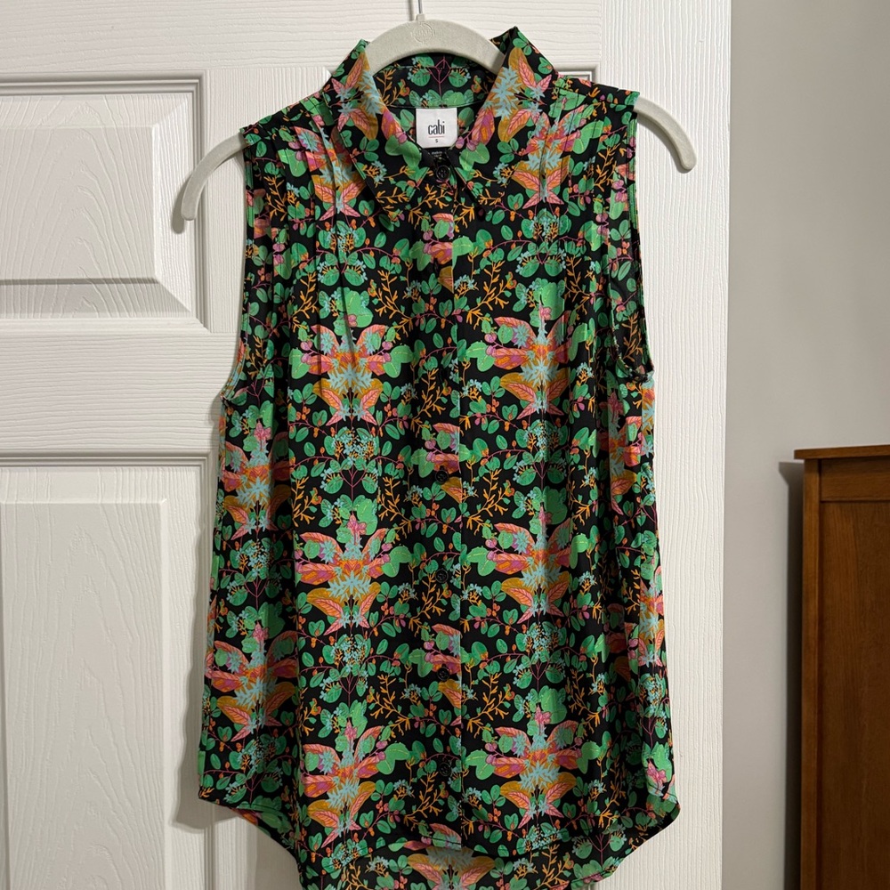 Cabi Pixie Sleeveless Blouse 4739